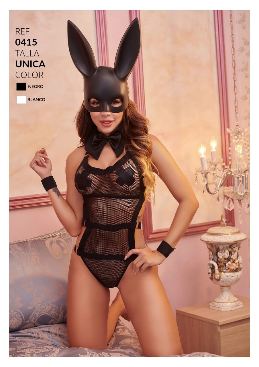 Coneja Negra Body Talla U